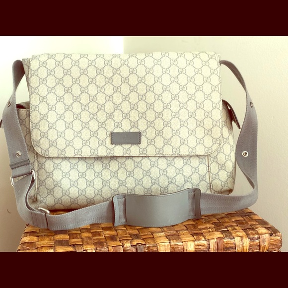 Gucci Messenger Diaper Bag Coated Canvas - Picture 1 of 1
